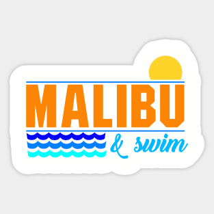 Malibu and Swim, 1 Sticker